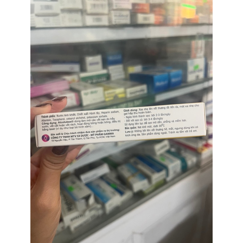 Alcotubex.kem sẹo lồi