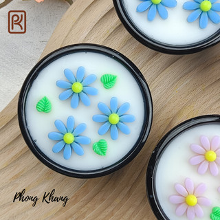 Khuôn silicon 4d Phong Khang làm rau câu hoa cúc daisy