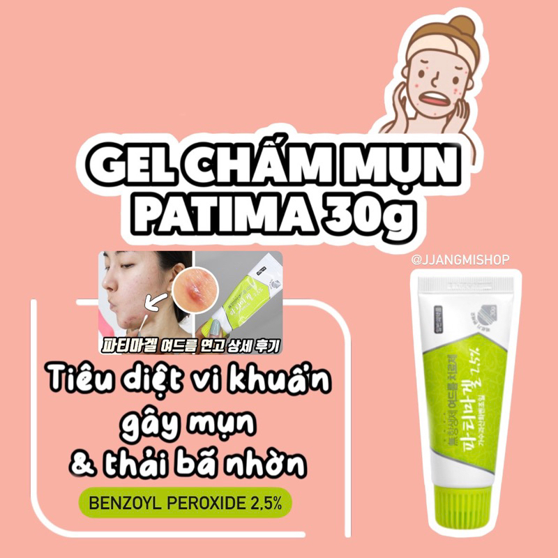 GEL CHẤM MỤN PATMIA GEL 30g