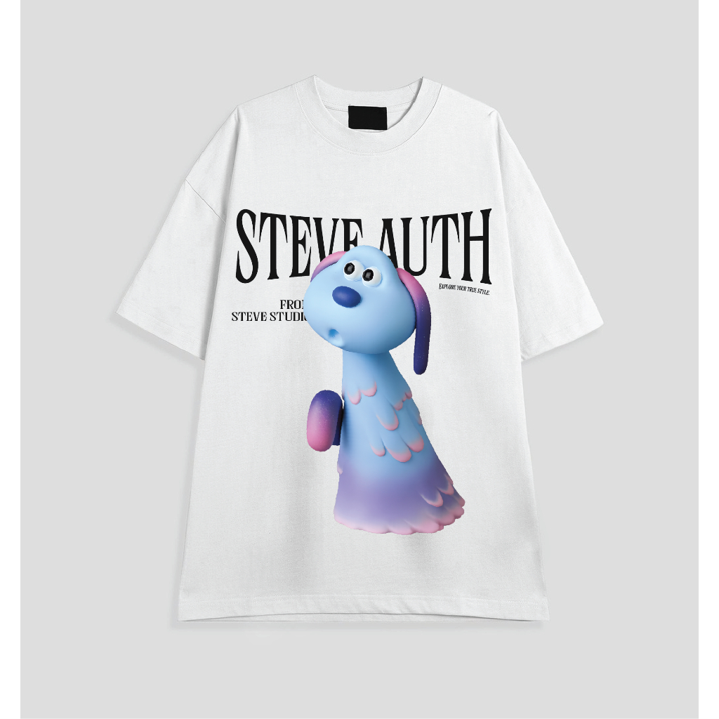 Áo thun tay lỡ LU-LA Unisex nam nữ Cotton 100% oversize form rộng local brand STEVE