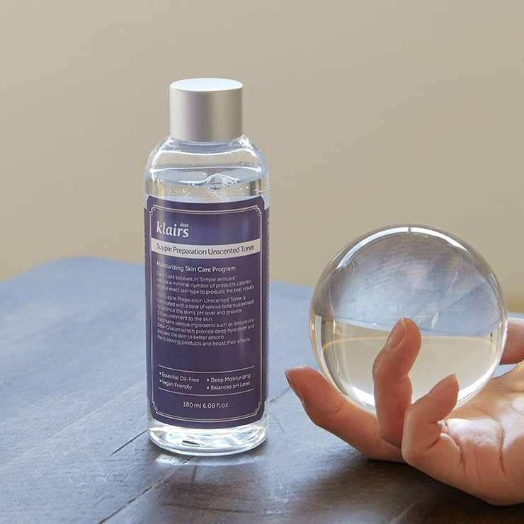 Nước hoa hồng Dear Klairs Supple Preparation Facial Toner 180ml