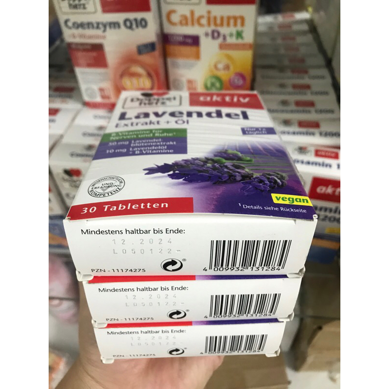 VIÊN UỐNG GIÚP NGỦ NGON LAVENDEL HÀNG ĐỨC