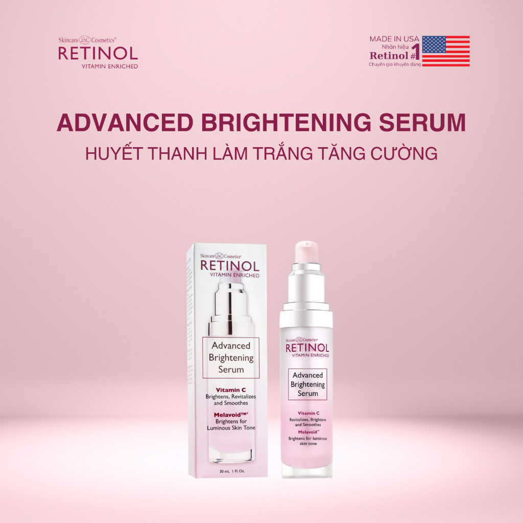 Tinh chất làm sáng da Retinol Vitamin Enriched Advanced Brightening Serum 30ml