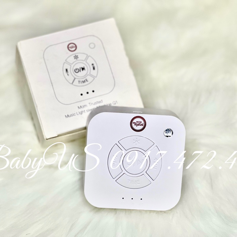 Máy Phát Tiếng Ồn Trắng (white noise) Momtrusted giúp bé ngủ ngon [BabyUS]