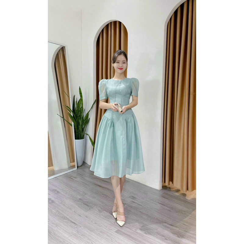 Váy tơ dáng eo coset tôn dáng tạo eo