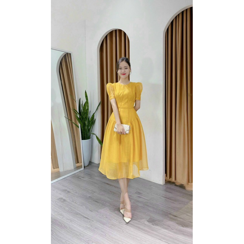 Váy tơ dáng eo coset tôn dáng tạo eo