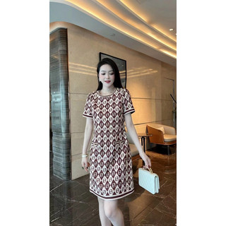 ĐẦM SUÔNG LỤA FD VAI NÚT