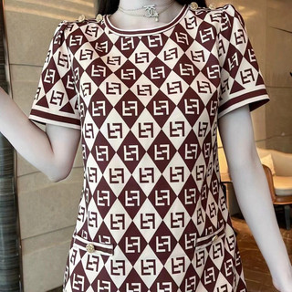 ĐẦM SUÔNG LỤA FD VAI NÚT