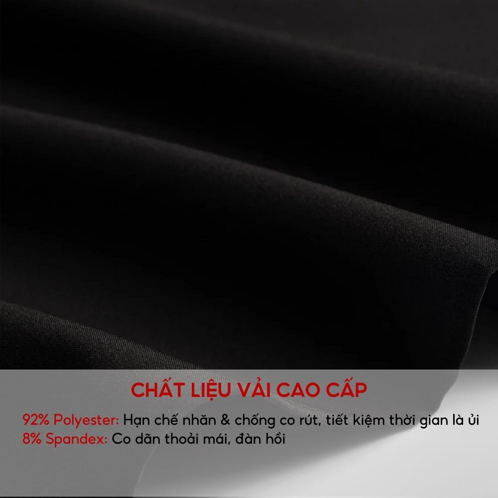 Áo Sơ Mi Dài Tay Nam Biluxury Black Basic 4SMDB003DEN