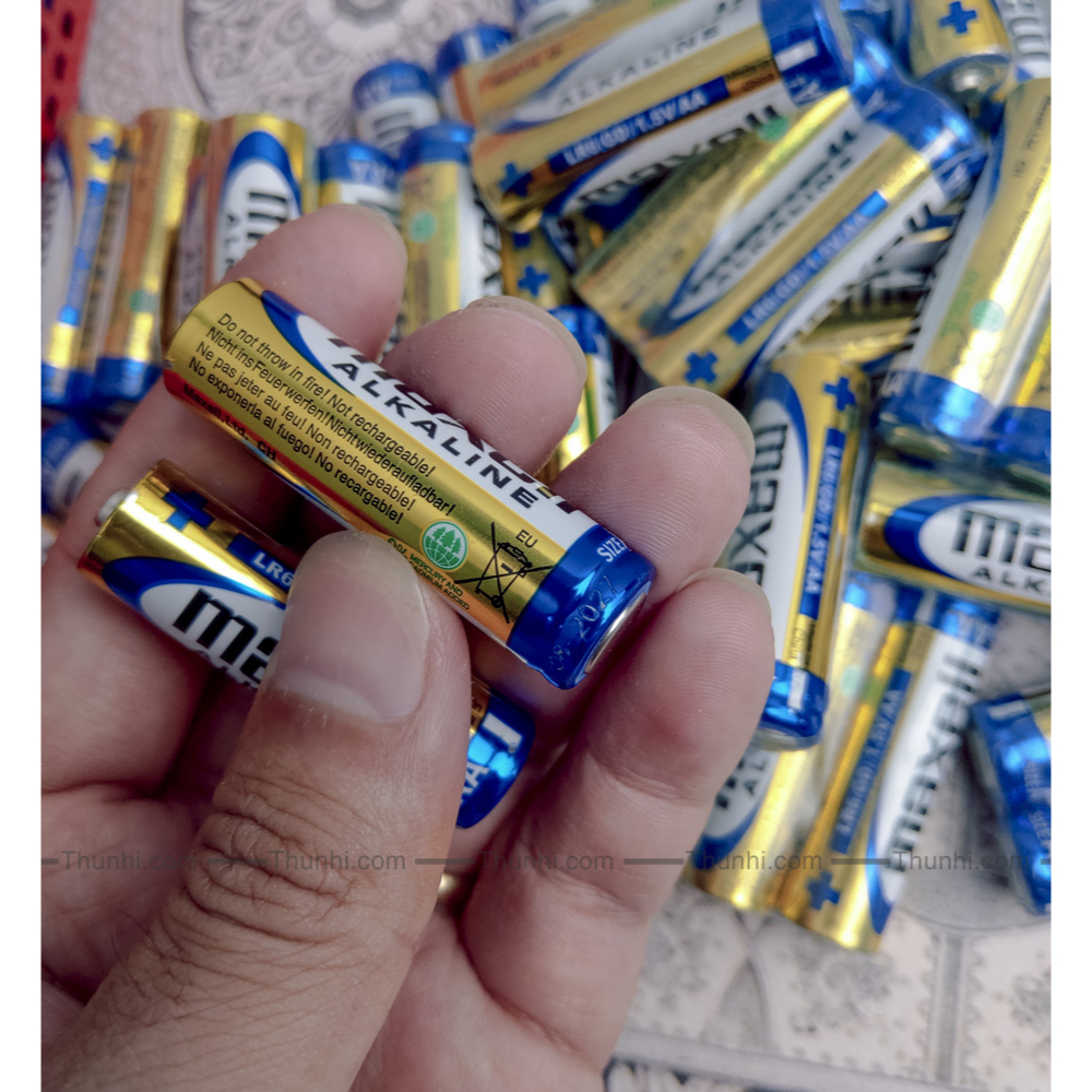 Pin AA , AAA  Maxell Alkaline LR6 vỉ 2 viên chính hãng