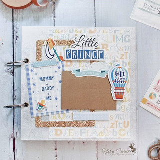 Album Handmade Scrapbook cho bé trai - Hoàng Tử Bé