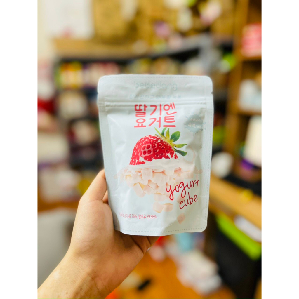 Sữa chua khô Bebedang sấy lạnh Hàn Quốc 6m+