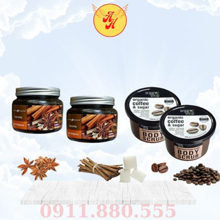 Tẩy da chết body | tẩy da chết cà phê | tẩy da chết quế hồi