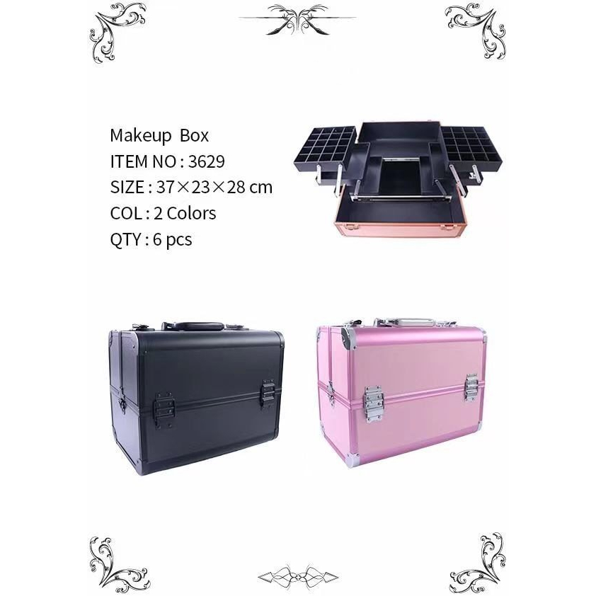 Cốp nhôm 3 tầng Size to ☄️FREESHIP☄️Nail Mi Phun Săm Trang điểm