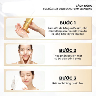 [SRM21] Sữa Rửa Mặt Ốc Sên Vàng 24K