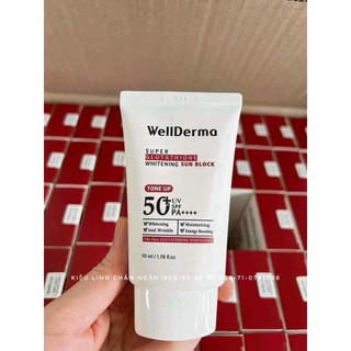 Kem Chống Nắng Hàn Quốc Wellderma Nâng Tone 50ml