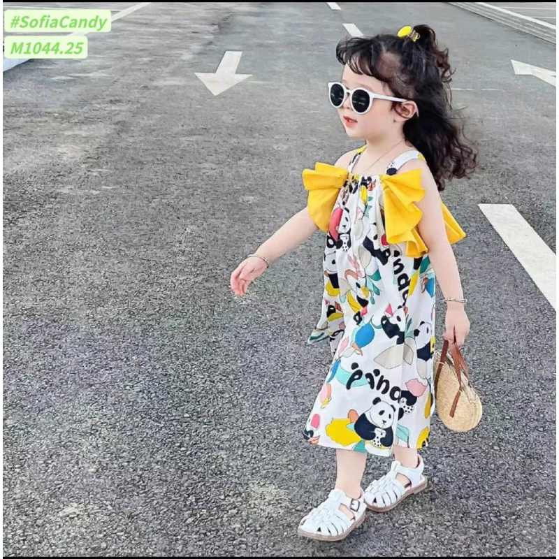 HTK- Váy gấu trúc Sofia Candy size 12/18m-10y (10-40kg)