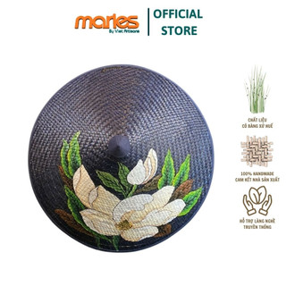 Nón cỏ bàng xanh dương Marie's sản phẩm thủ công làng nghề đội mát, bền Xứ Huế