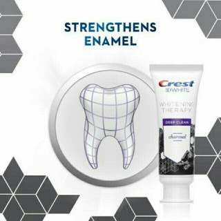 Kem đánh răng than hoạt tính của Mỹ Crest 3D White Charcoal Toothpaste 116g