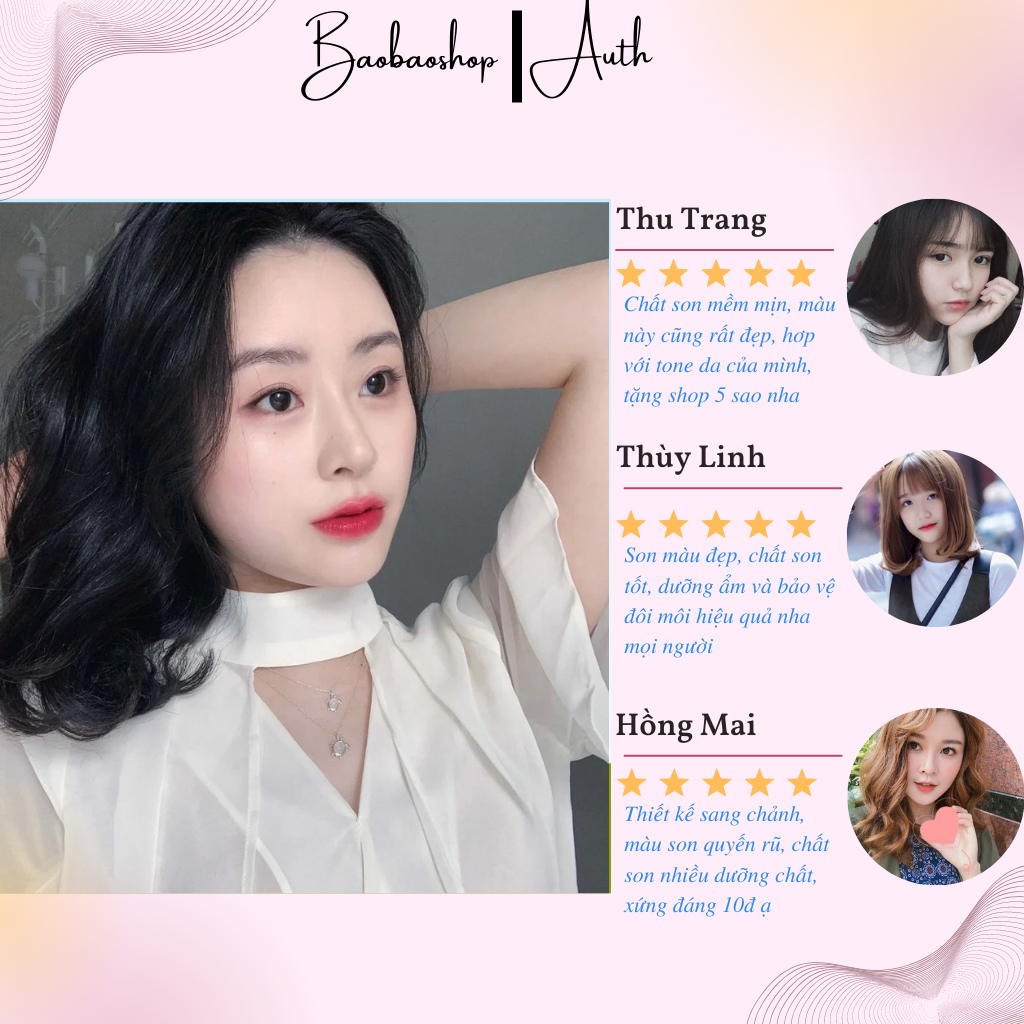 Son MAC Love Me Lipstick Rouge À Lèvres 3G màu son siêu hấp dẫn lên màu chuẩn bám màu tốt