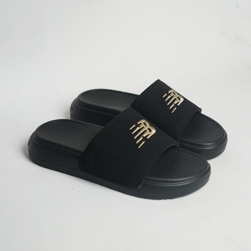 Dép quai ngang Newbalance PF, đế 4p hack chiều cao, quai lót êm ái, phù hợp mang hằng ngày