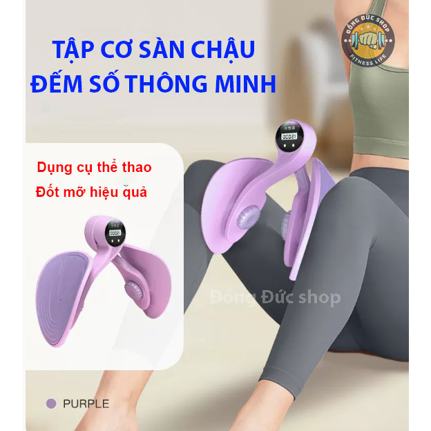 Dụng Cụ Tập Kegel Cơ Sàn Chậu Có Đồng Hồ đếm - Tăng Cường Sức Khỏe Sinh Lý + Tập Gọn Đùi, Thon Tay, Nâng Ngực