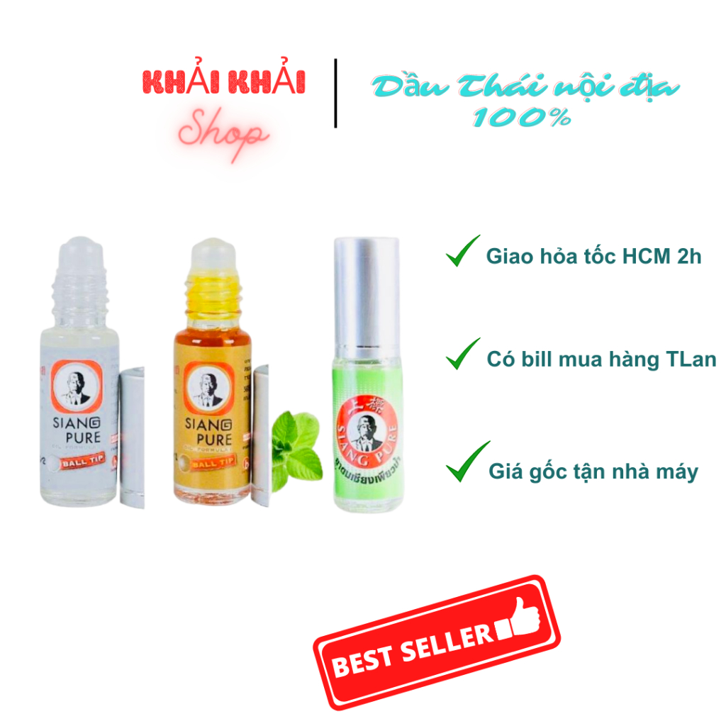 Dầu lăn Siang Pure Thái Lan