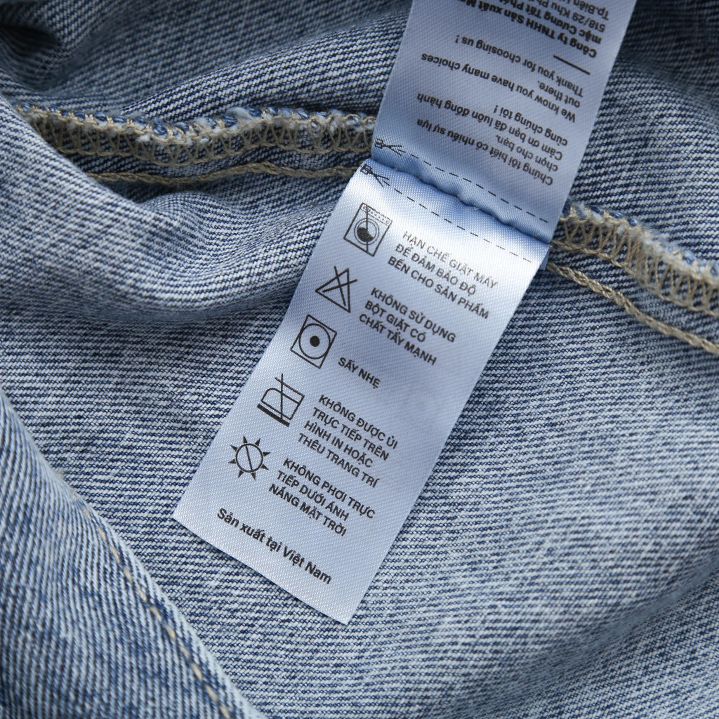 Áo khoác Jean nam basic MENFIT DC301 chất denim cao cấp, dày dặn, form chuẩn tôn dáng