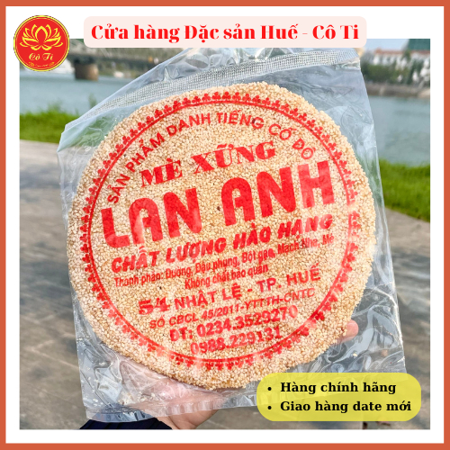 Mè Xửng Lan Anh Tròn, Dẻo (100gr) - Đặc Sản Huế