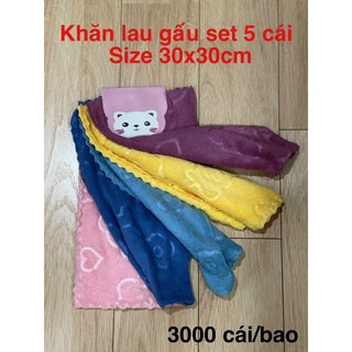 SET 5 CÁI Khăn lau đa năng  DÀY ĐẸP