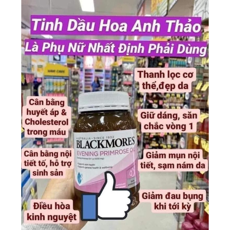 Tinh dầu hoa anh thảo Blackmores Úc
