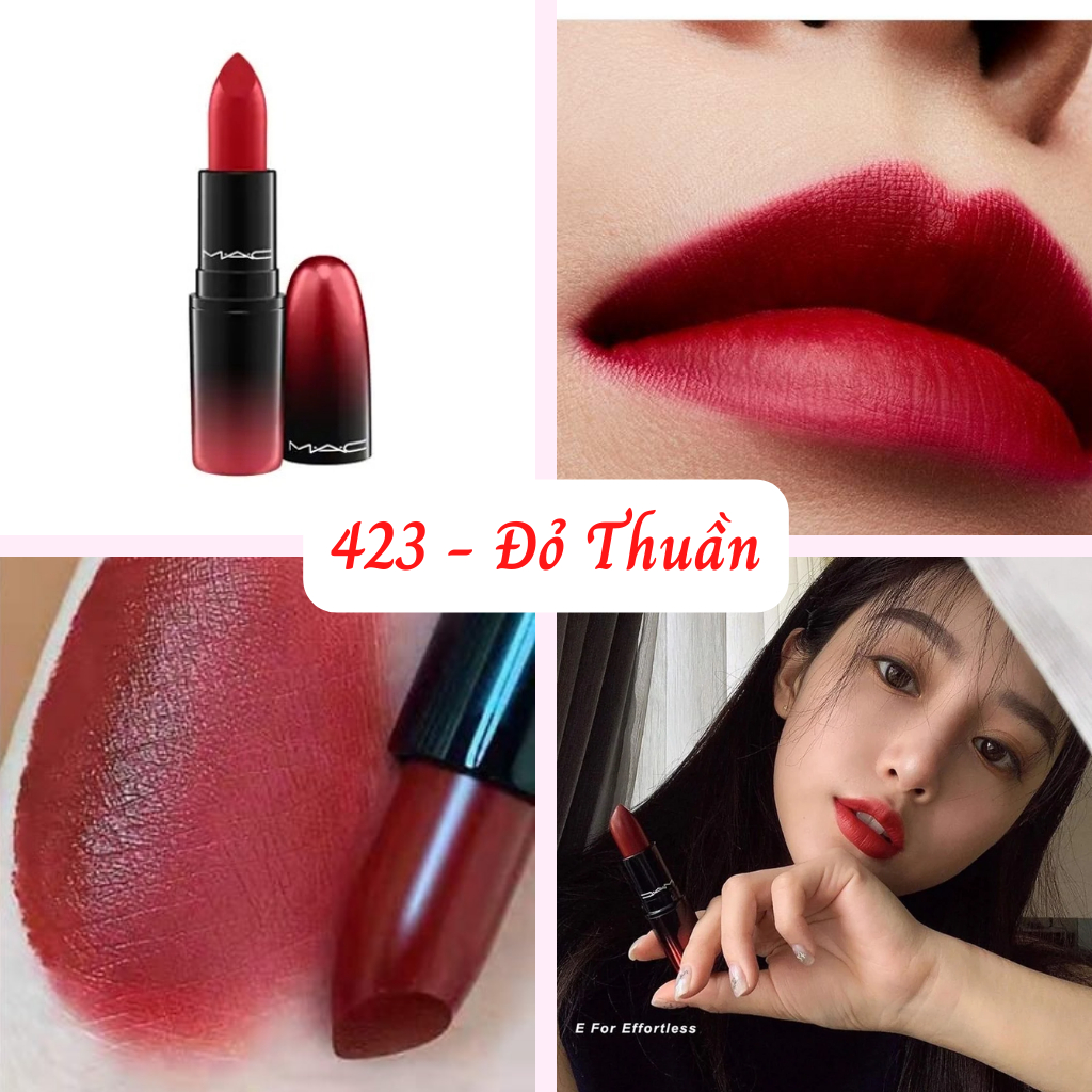 Son MAC Love Me Lipstick Rouge À Lèvres 3G màu son siêu hấp dẫn lên màu chuẩn bám màu tốt