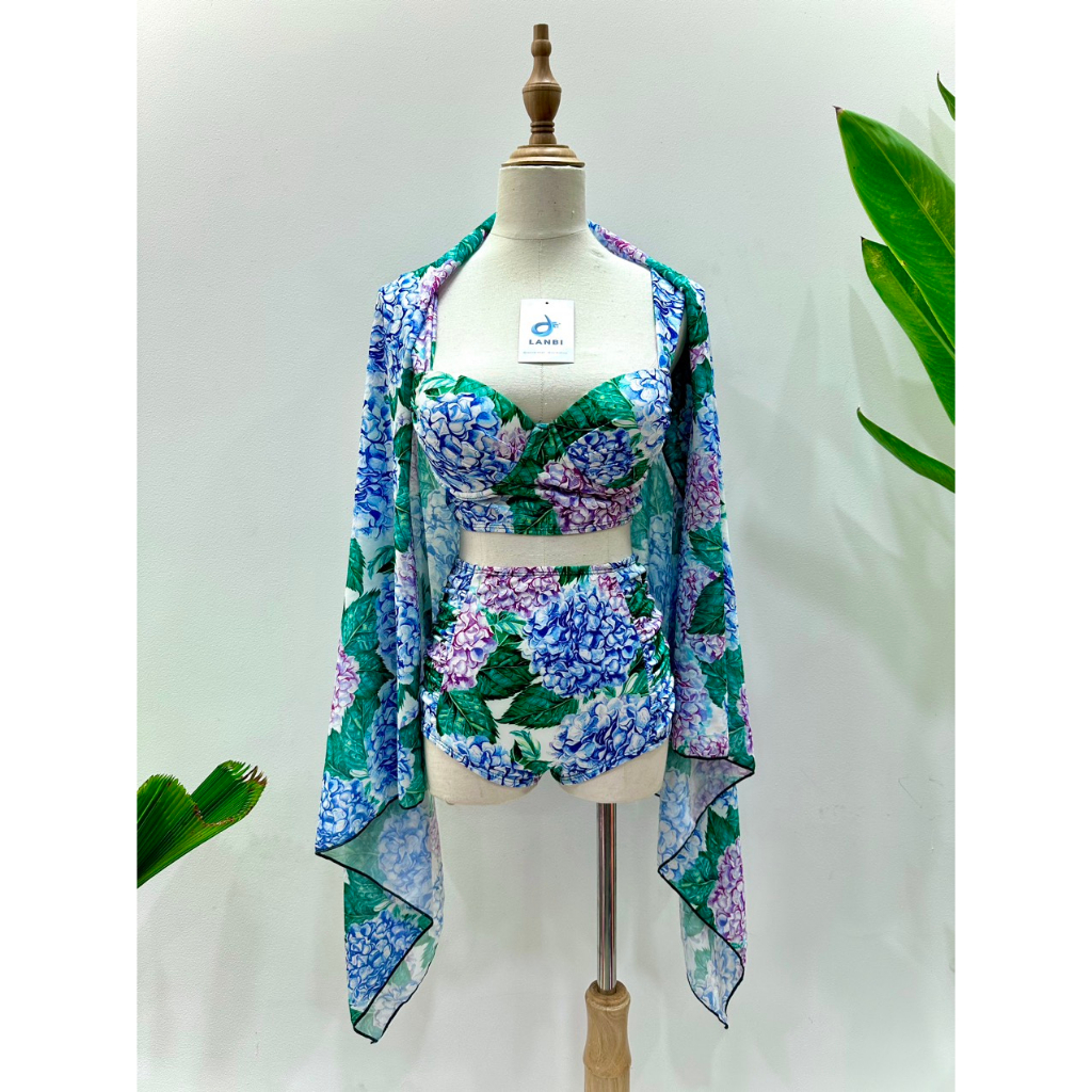 Đồ Bơi nữ bikini Lanbishop Set 3 Món Hoa Cam nhiều phân loại 118