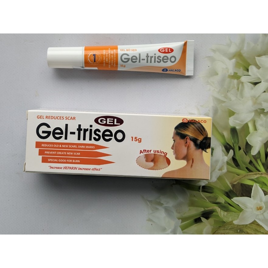 Gel -Triiseo Giúp Mờ Sẹo Cũ , Sẹo Mới, Giảm Các Vết Thâm Tuýp 15g Halaco Locashop
