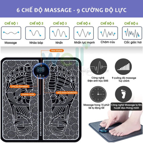 Thảm massage Bàn Chân EMS