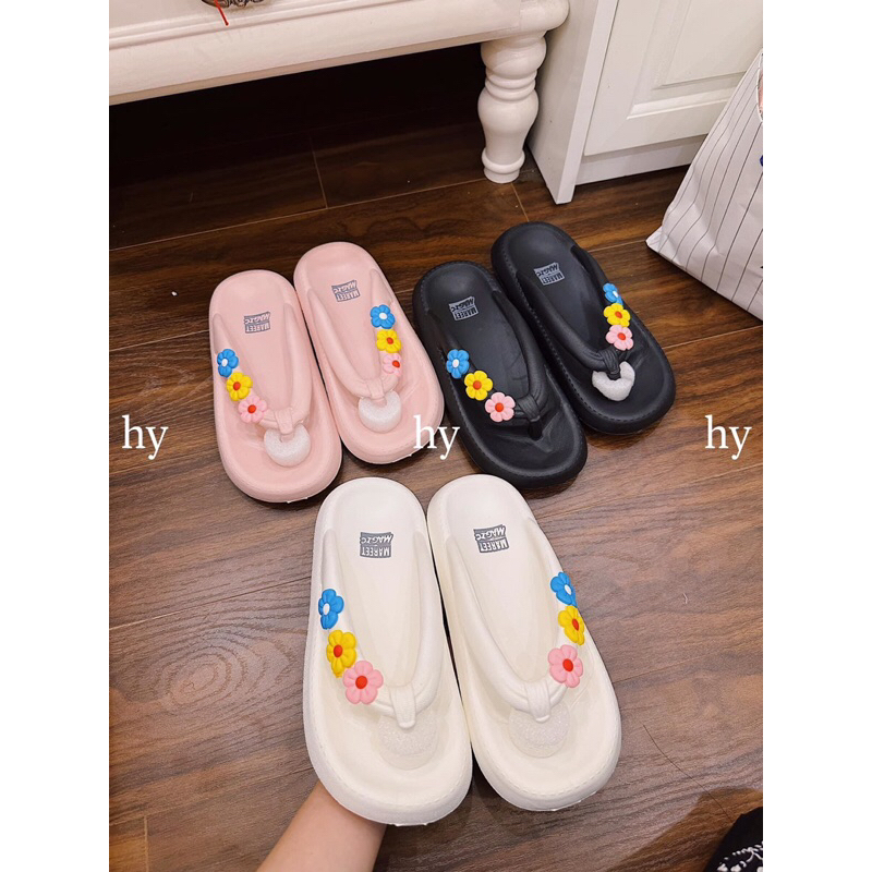 🌸 DÉP KẸP NỮ BÔNG HOA QC 🌸