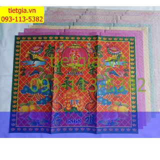 Xấp 5/10 tờ 1 màu vải áo ông bà