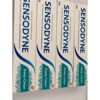 Kem đánh răng sensodyn deep clean tuýp 100gr, sạch sâu từng kẽ răng