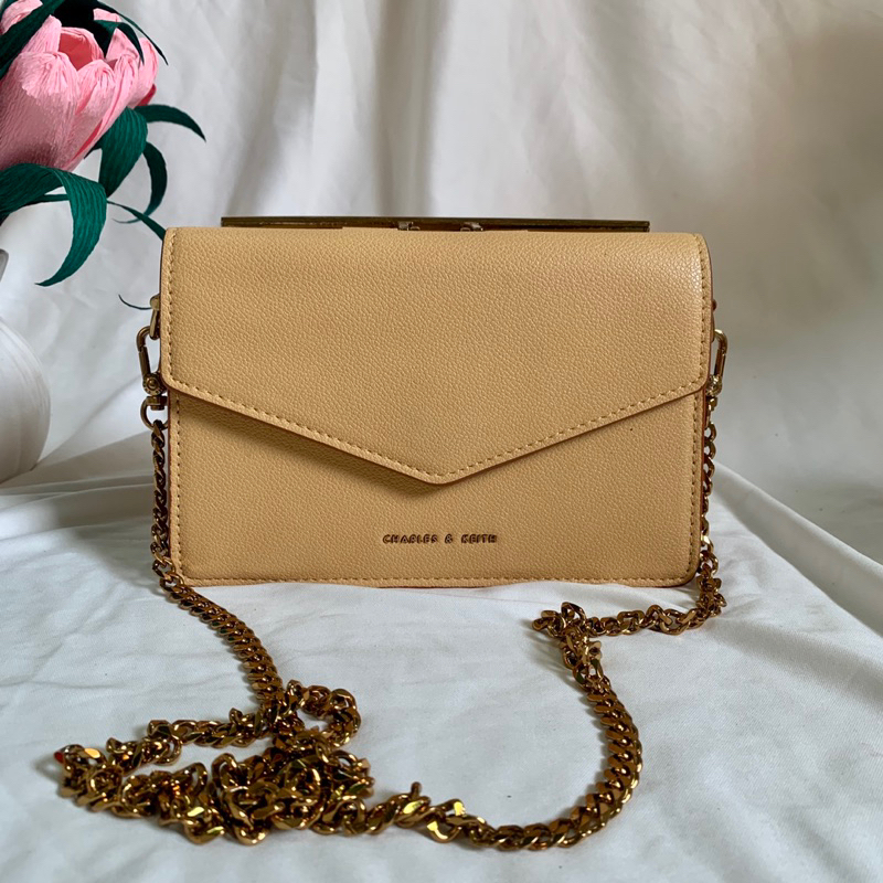 Túi bì thư CNK vàng nâu chính hãng