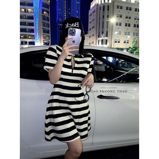 🌈 BIGSIZE ĐẦM POLO SỌC CỔ XỊN🌈