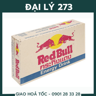 Nước tăng lực bò cụng thái lan-red bull energy drink lon 250ml - đại lý bia 273