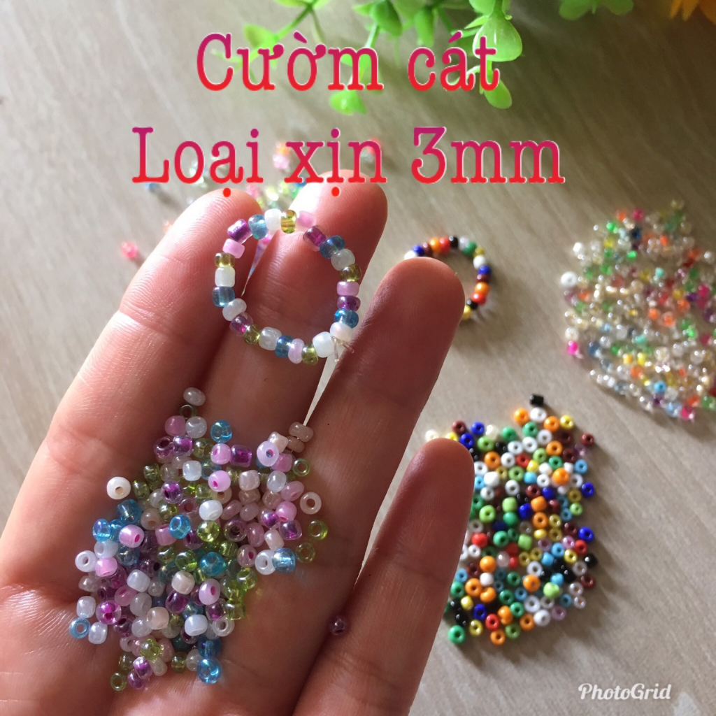 🌼 Cườm cát thủy tinh HÀNG XỊN cườm phale