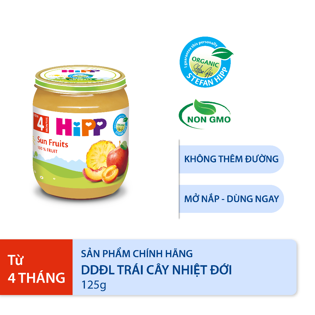 Combo ăn dặm HiPP Organic số 1: Ăn dặm khởi đầu.