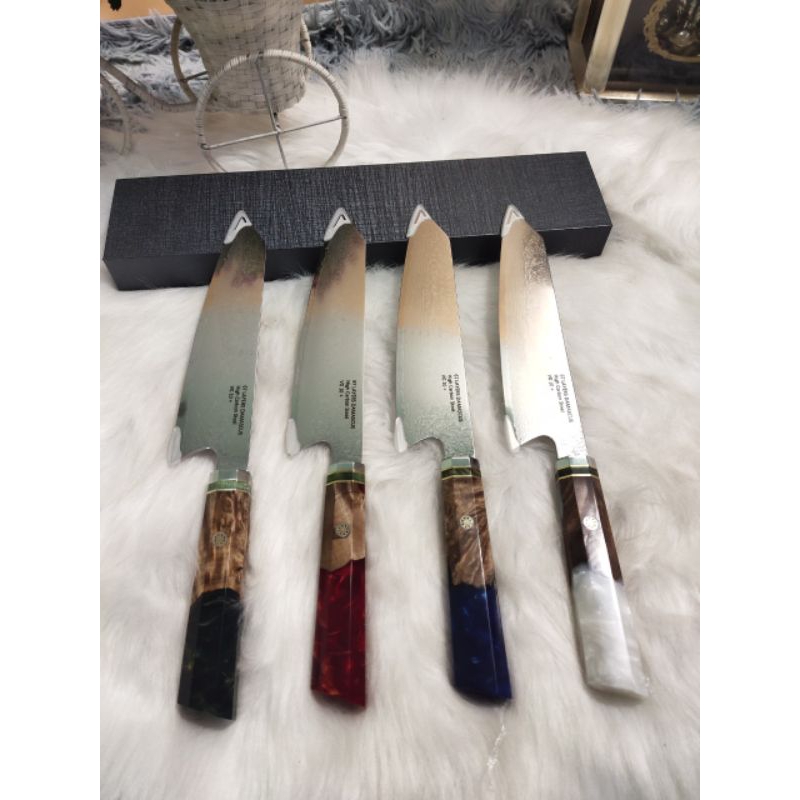 Dao damacus 67 lớp Lõi thép VG10 Carbon cao hàng cao cấp nhập khẩu