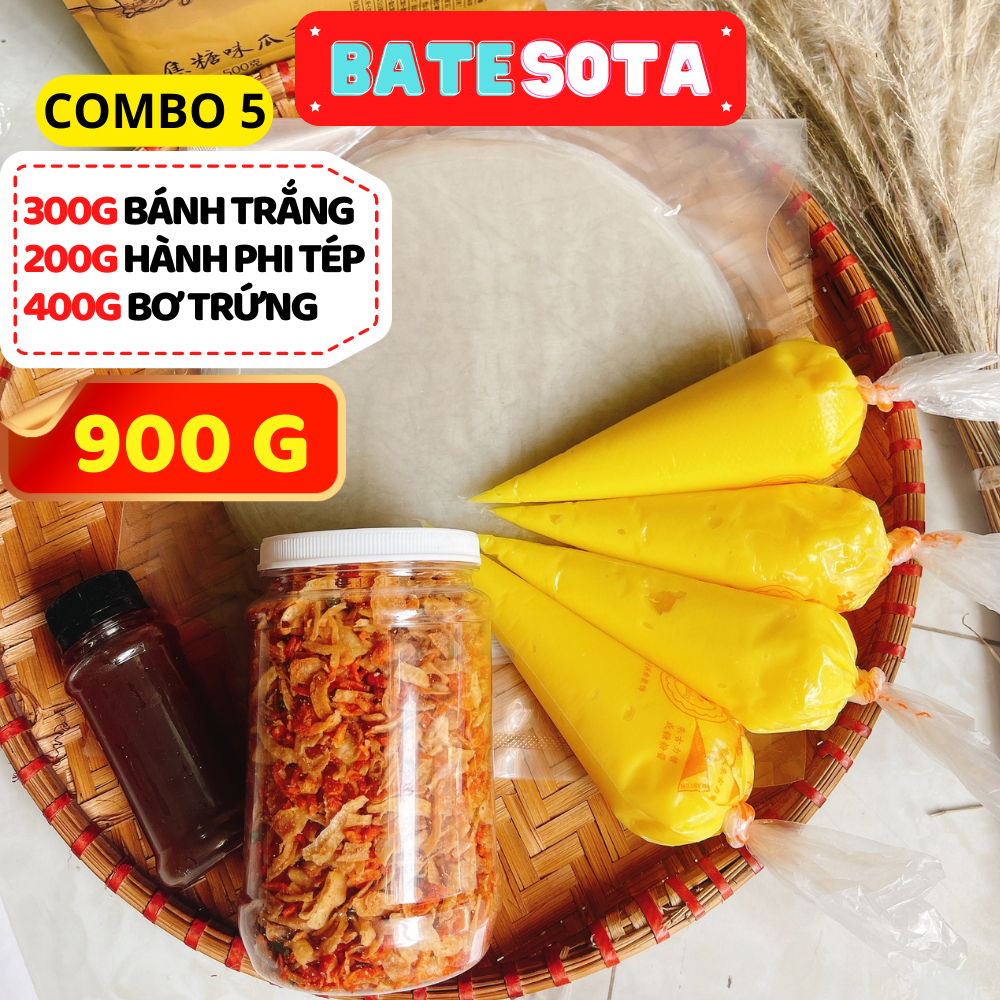 bánh tráng phơi sương Combo Siêu Bơ tổng trọng lượng 900g đặc sản Tây Ninh đã có mặt tại shop BATESOTA Hà Nội