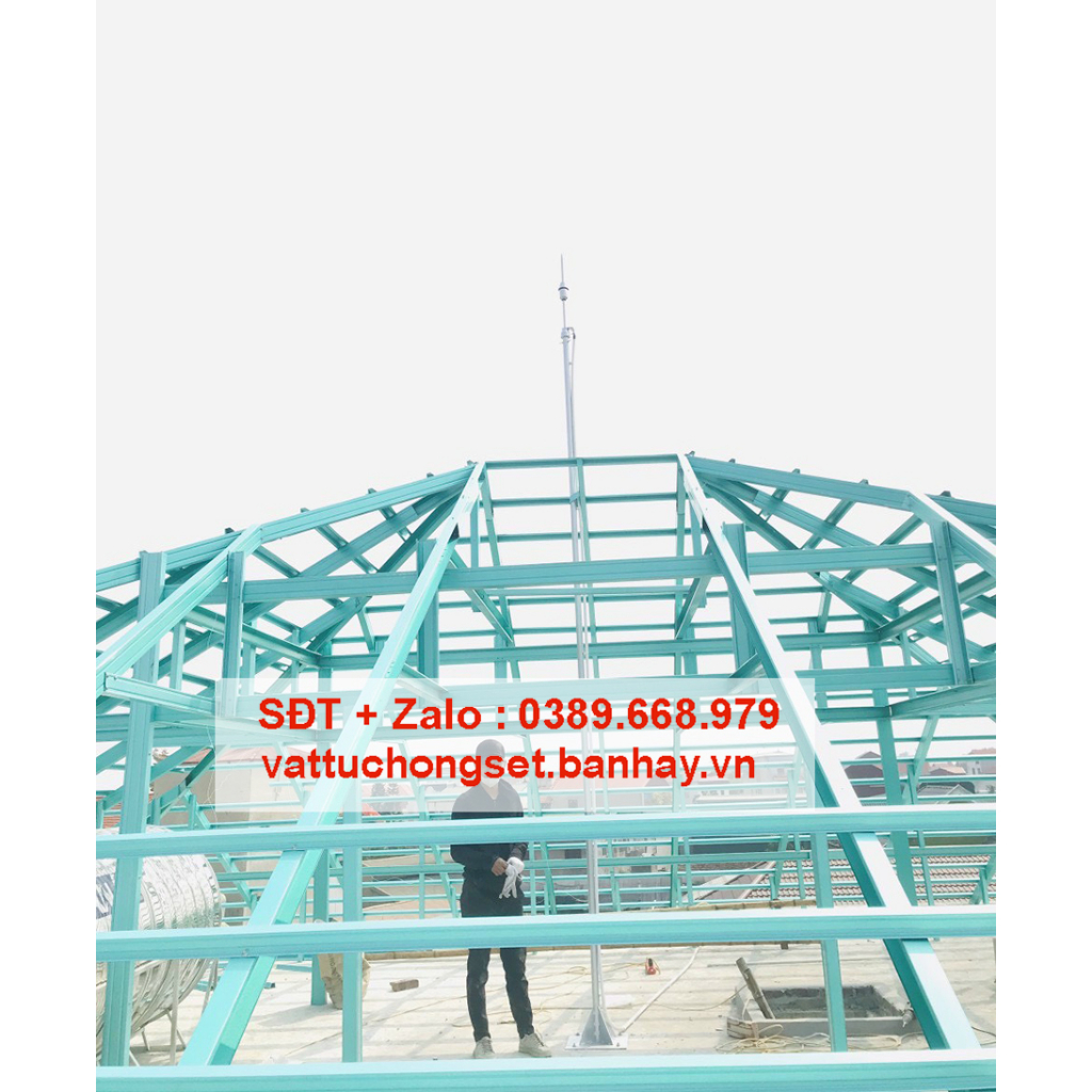 Kim Thu Sét Liva LAP CX 040 bán kính bảo vệ 61 mét