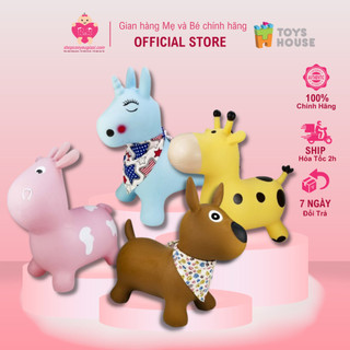 [Hàng chính hãng] Thú Nhún Bơm Hơi cao cấp Toys House - Nhiều Mẫu