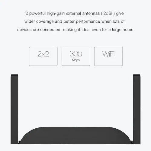 Kích sóng WIFI Xiaomi chuẩn N 300Mbps Mi Extender Pro -Hàng chính hãng