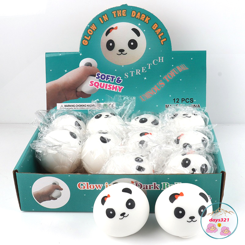 Đồ Chơi Bóp Mềm Squishy Hình Gấu Trúc Dễ Thương