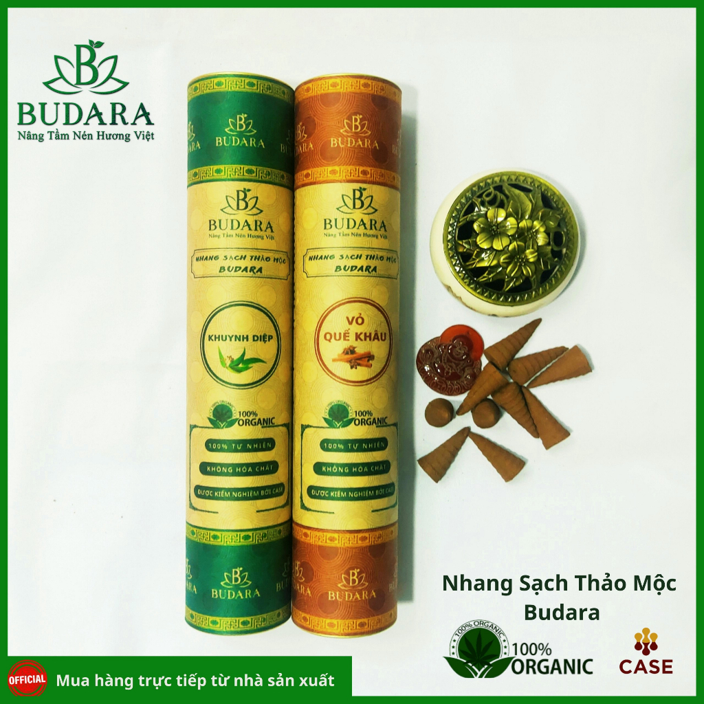 Nhang khuynh diệp, nhang quế khâu - nhang thảo mộc budara